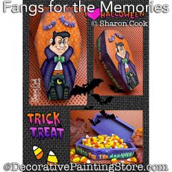 Fangs for the Memories Painting Pattern PDF DOWNLOAD - Sharon Cook