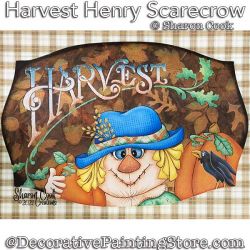 Harvest Henry Scarecrow Painting Pattern PDF DOWNLOAD - Sharon Cook