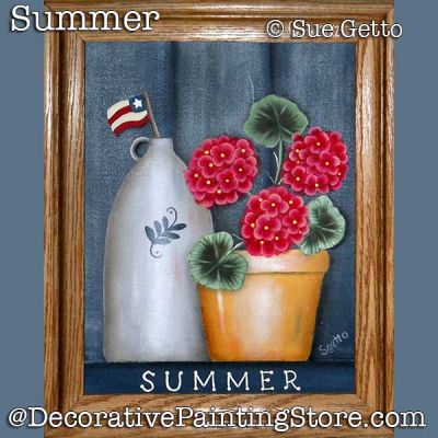 Summer Still Life DOWNLOAD Painting Pattern - Sue Getto