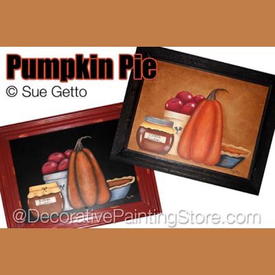 Pumpkin Pie DOWNLOAD Painting Pattern - Sue Getto