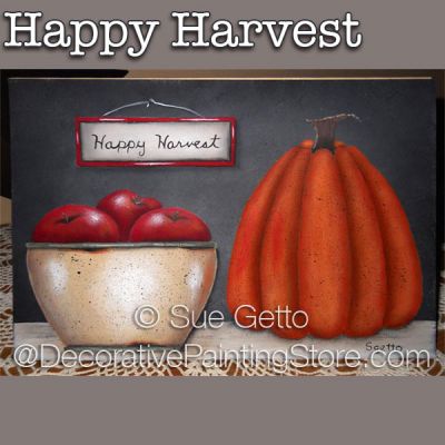 Happy Harvest DOWNLOAD Painting Pattern - Sue Getto