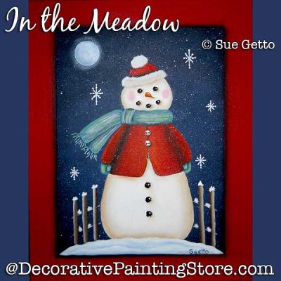 In the Meadow Snowman DOWNLOAD Pattern - Sue Getto