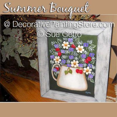 Summer Bouquet DOWNLOAD Pattern - Sue Getto