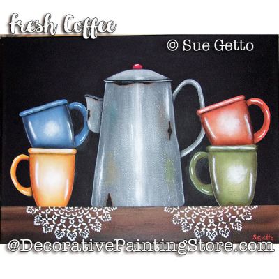 Fresh Coffee ePattern - Sue Getto - PDF DOWNLOAD
