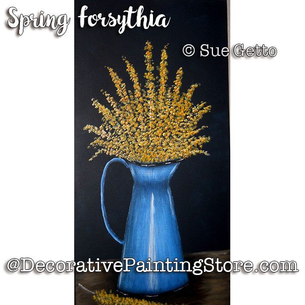 Spring Forsythia ePattern - Sue Getto - PDF DOWNLOAD