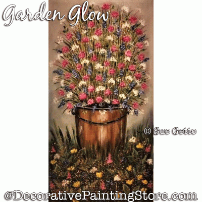 Garden Glow Still Life DOWNLOAD Painting Pattern - Sue Getto