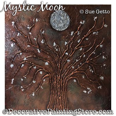 Mystic Moon PDF DOWNLOAD Painting Pattern - Sue Getto