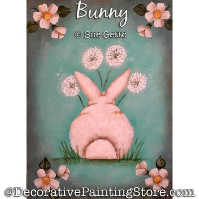 Bunny Painting Pattern PDF DOWNLOAD - Sue Getto