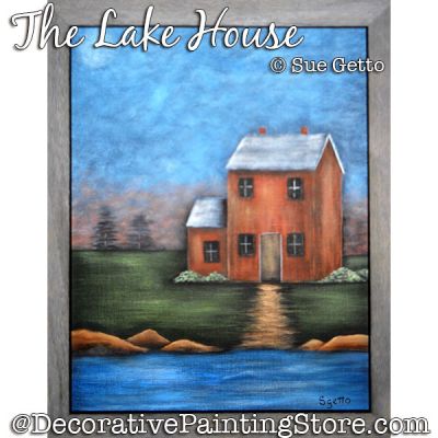 The Lake House Painting Pattern PDF DOWNLOAD - Sue Getto