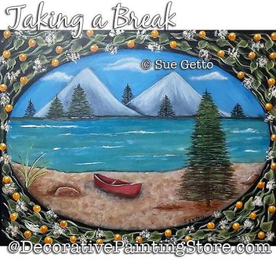 Taking a Break Painting Pattern PDF DOWNLOAD - Sue Getto