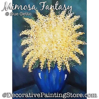Mimosa Fantasy Painting Pattern PDF DOWNLOAD - Sue Getto