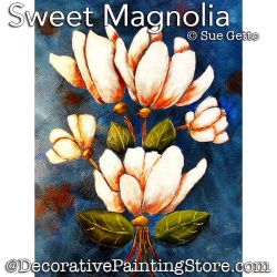 Sweet Magnolia Painting Pattern PDF DOWNLOAD - Sue Getto