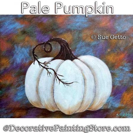 Pale Pumpkin Painting Pattern PDF DOWNLOAD - Sue Getto