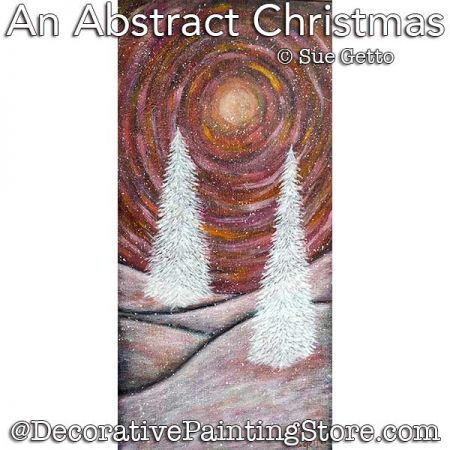 An Abstract Christmas Painting Pattern PDF DOWNLOAD - Sue Getto