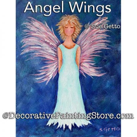 Angel Wings Painting Pattern PDF DOWNLOAD - Sue Getto