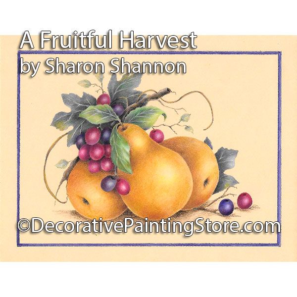 A Fruitful Harvest ePattern - Sharon Shannon - PDF DOWNLOAD