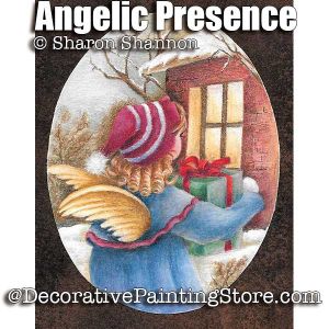 Angelic Presence Colored Pencil ePattern - Sharon Shannon - PDF DOWNLOAD