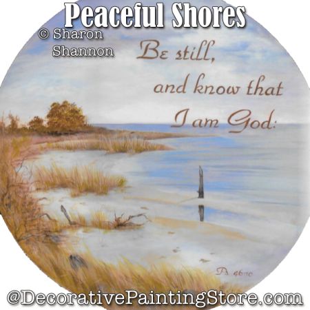 Peaceful Shores Painting Pattern - Sharon Shannon