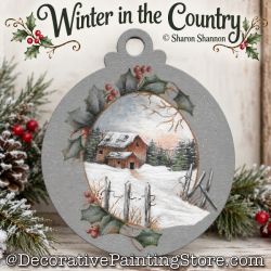 Winter in the Country Ornament - Sharon Shannon