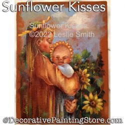Sunflower Kisses Painting Pattern PDF DOWNLOAD - Leslie Smith
