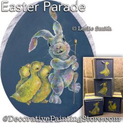 Easter Parade Painting Pattern PDF DOWNLOAD - Leslie Smith
