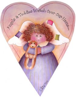 Angel and Teddy Primitive Heart By Mail - Sharon Chinn - PDF Download