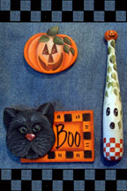 Halloween Pins  Painting Pattern - Sharon Chinn