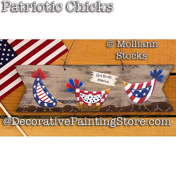 Patriotic Chicks- Molliann Stocks - PDF DOWNLOAD