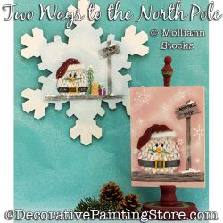 Two Ways to the North Pole (Owl) Painting Pattern PDF DOWNLOAD - Molliann Stocks