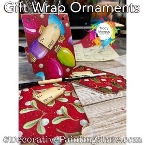 Gift Wrap Ornaments ePattern - Tracy Moreau - PDF DOWNLOAD