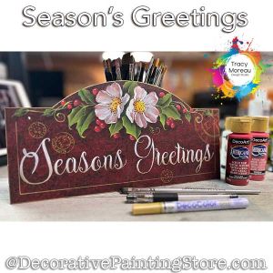 Seasons Greetings Door Sign ePattern - Tracy Moreau - PDF DOWNLOAD
