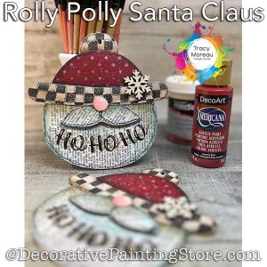 Rolly Polly Santa Claus ePattern - Tracy Moreau - PDF DOWNLOAD