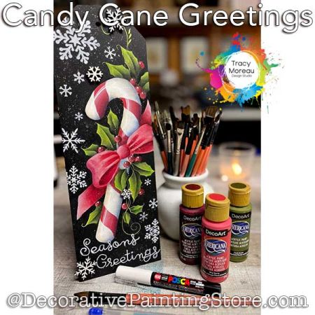 Candy Cane Greetings - Tracy Moreau - PDF DOWNLOAD
