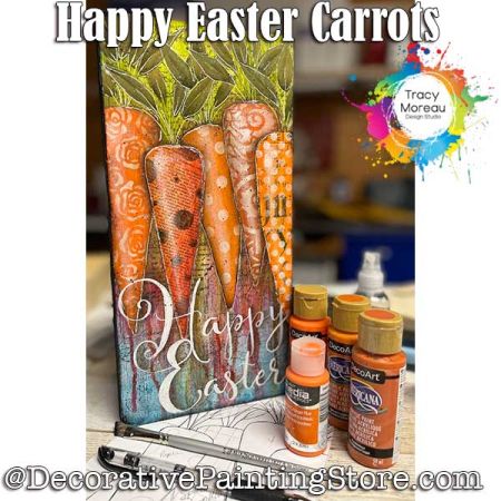 Happy Easter Carrots - Tracy Moreau - PDF DOWNLOAD