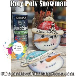 Rolly Polly Snowman ePattern - Tracy Moreau - PDF DOWNLOAD