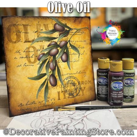 Olive Oil - Tracy Moreau - Painting Pattern