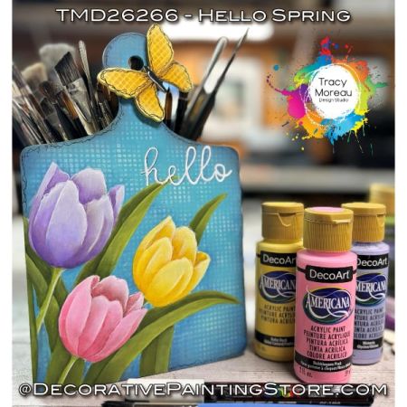 Hello Spring - Tracy Moreau - Painting Pattern