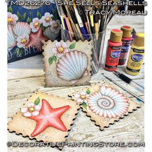 She Sells Seashells - Tracy Moreau - Painting Pattern