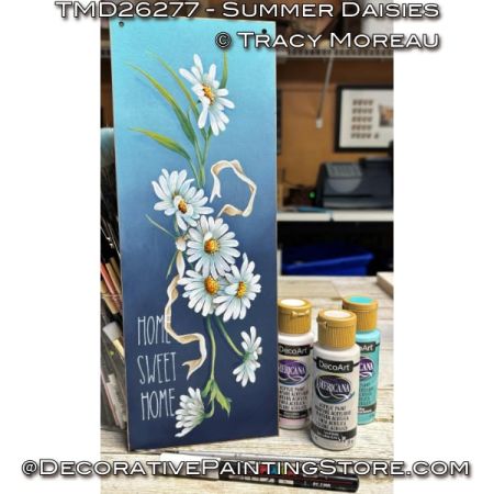 Summer Daisies - Tracy Moreau - Painting Pattern