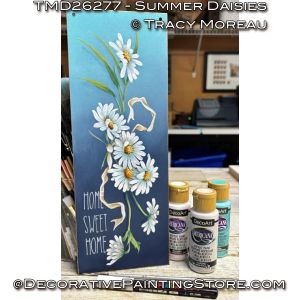 Summer Daisies - Tracy Moreau - Painting Pattern