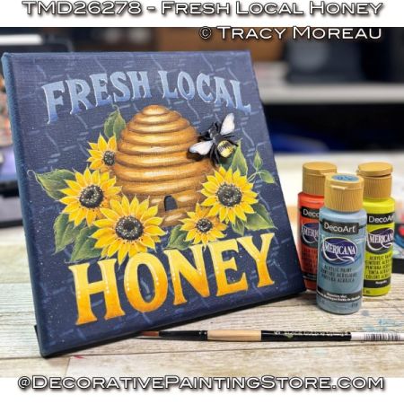 Fresh Local Honey - Tracy Moreau - Painting Pattern