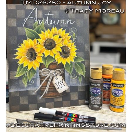 Autumn Joy - Tracy Moreau - Painting Pattern