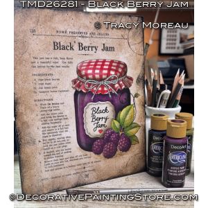 Black Berry Jam - Tracy Moreau - Painting Pattern