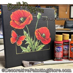 Bold Poppies - Tracy Moreau - Painting Pattern