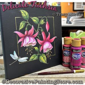 Delicate Fuchsia - Tracy Moreau - Painting Pattern