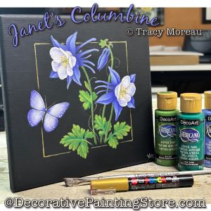 Janet's Columbine - Tracy Moreau - Painting Pattern