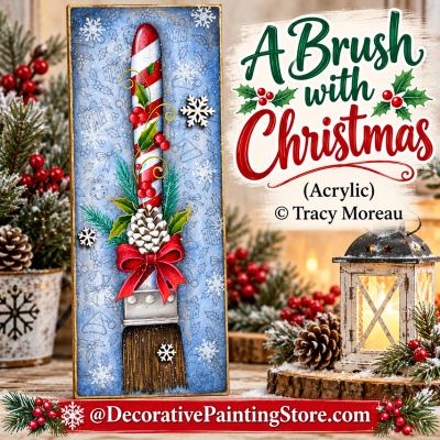 A Brush With Christmas - Tracy Moreau - Painting Pattern