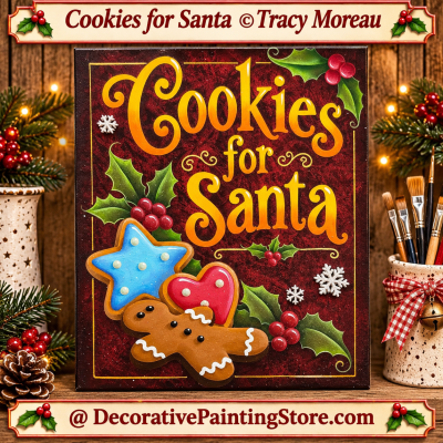 Cookies for Santa - Tracy Moreau - Painting Pattern