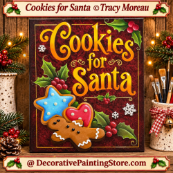 Cookies for Santa - Tracy Moreau - Painting Pattern
