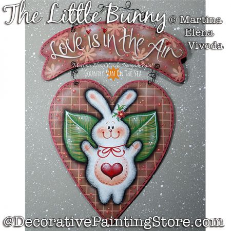 The Little Bunny Painting Pattern PDF DOWNLOAD - Martina Elena Vivoda
